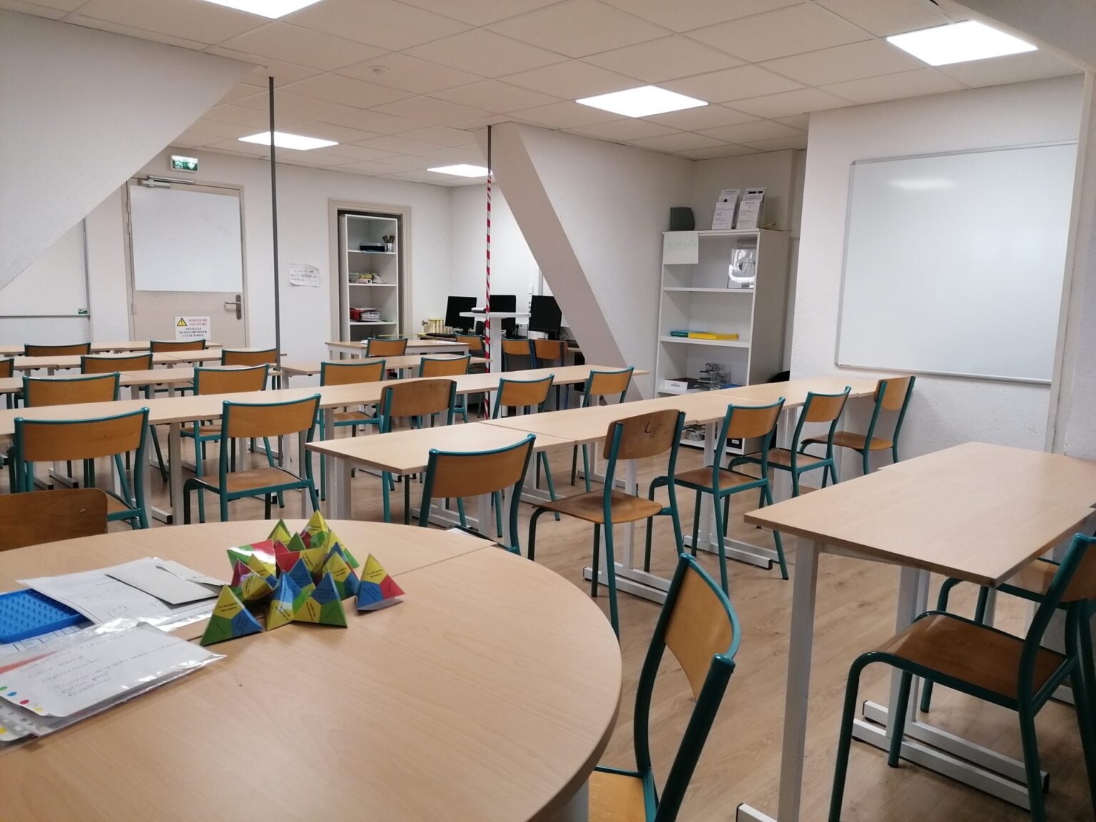 Salle de pédagogie innovante